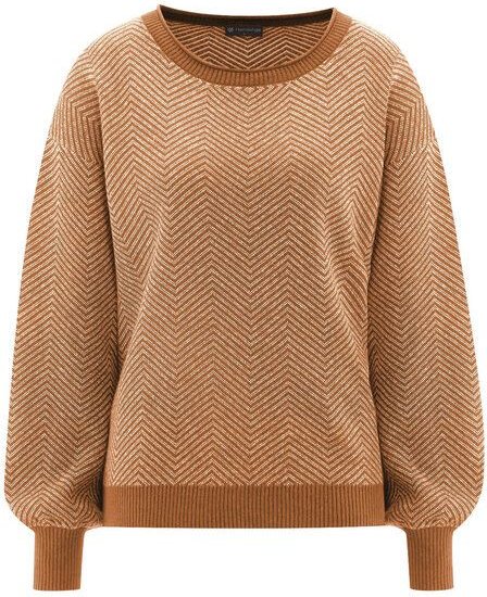 Hempage Moderner Jacquard Pullover Hanf/Biobaumwolle