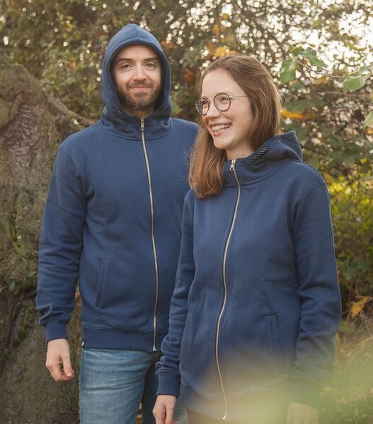 päfjes Basic Zipper Jacke - Fair gehandelt - Unisex Bio Sweatjacke