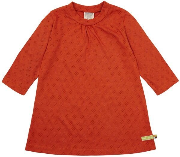 loud + proud Baby & Kinder Kleid Jacquard Strick, GOTS-zertifiziert