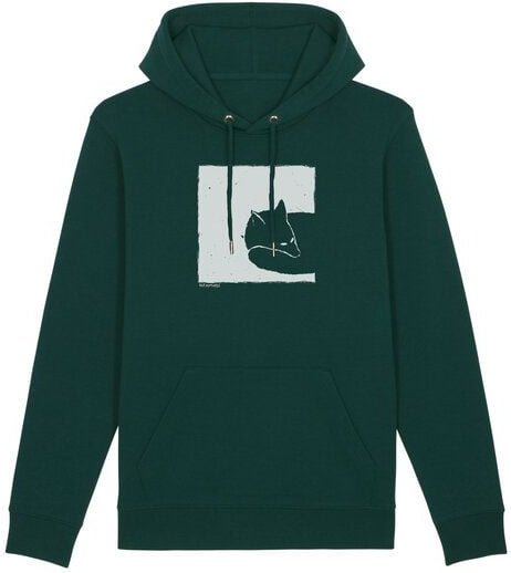 ilovemixtapes Fox in a box Unisex Hoodie Kapuzensweater aus Bio-Baumwolle