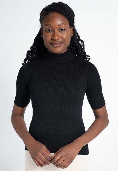 Alma & Lovis Rollkragen-Pullover aus Bio-Baumwolle | Short Rolli