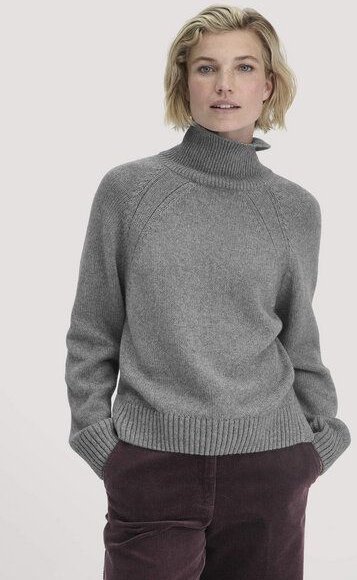 hessnatur Strick Pullover Relaxed aus Bio-Merinowolle mit Bio-Baumwolle