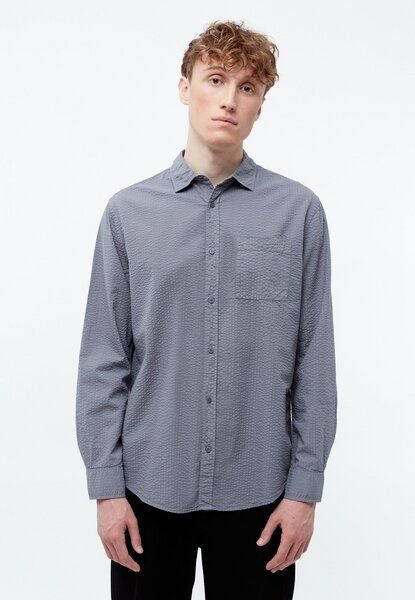Givn Berlin Hemd GBYUVAL aus Bio-Baumwoll Seersucker