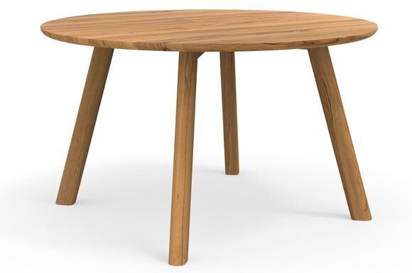 ekomia Runder Esstisch Form A aus natürlich geölter Kernbuche
