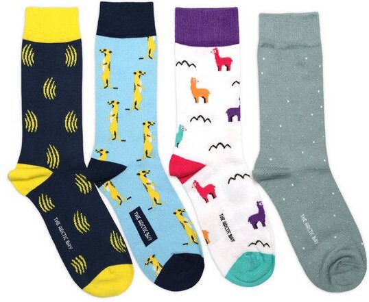 The Arctic Bay Socken 4er-Pack aus Bio-Baumwolle – Orun Edition – Doppelfadig, Nachhaltig & Fair Hergestellt