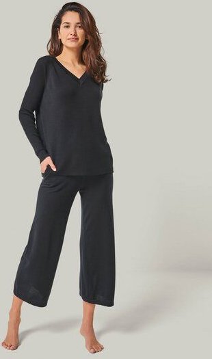 YOU LOOK PERFECT Merino Loungewear Set „Strickpullover Dorina & Strickhose Dana"