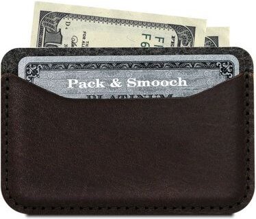 Pack & Smooch Kartenetui, Kartenmäppchen KESWICK 100% Wollfilz (Mulesing-frei), Leder