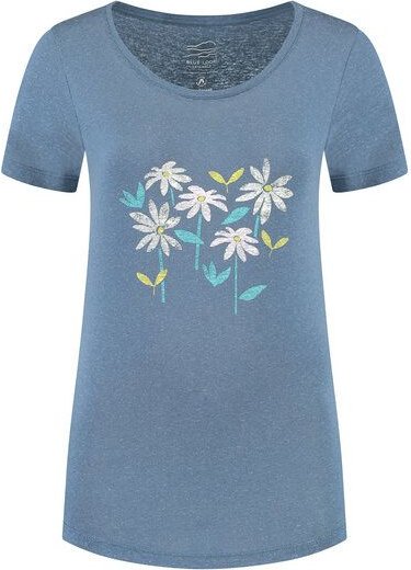 Blue LOOP Originals Denimcel Spring Garden Tshirt - Indigo