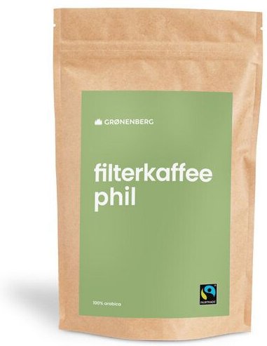 GROENENBERG PHIL Bio Filter-Kaffee | Kaffeebohnen oder Pulver | 100% Arabica | Fairtrade