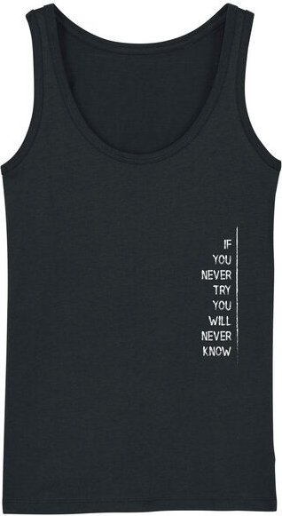 Human Family Bio Damen Tank-Top "Gleam - If U try" in 6 Farben