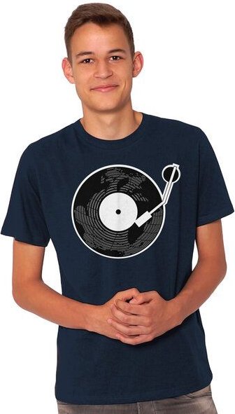 HANDGEDRUCKT "Scratch It" Männer T-Shirt