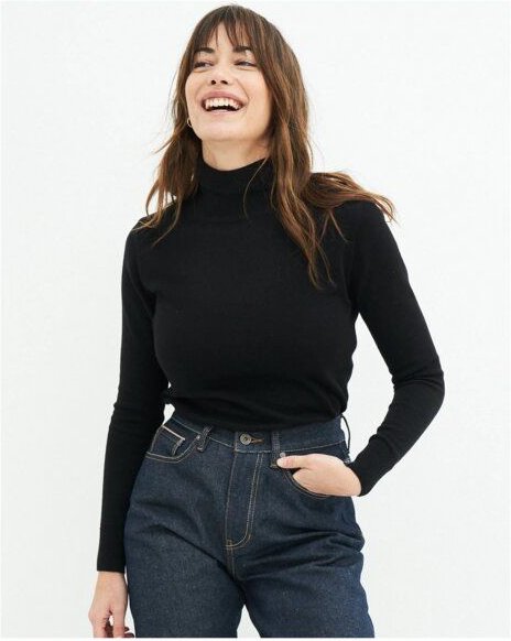 Kuyichi Rachel Rollkragenpullover aus Bio-Baumwolle