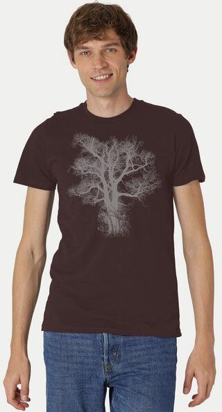 Peaces.bio - handbedruckte Biomode Bio-Herren-T-Shirt Chestnut