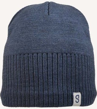 Grote Strick Fleecegefütterte Mütze NACHTWÄCHTER reine GOTS-zertifizierte Merinowolle