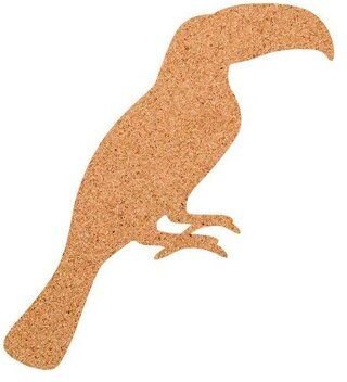 Kork-Deko Pinnwand in Tukan-Form aus Kork "Corkworld" Tukan XXL ca. 80x50 cm