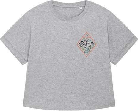 watapparel Oversize T-Shirt Frauen Explore