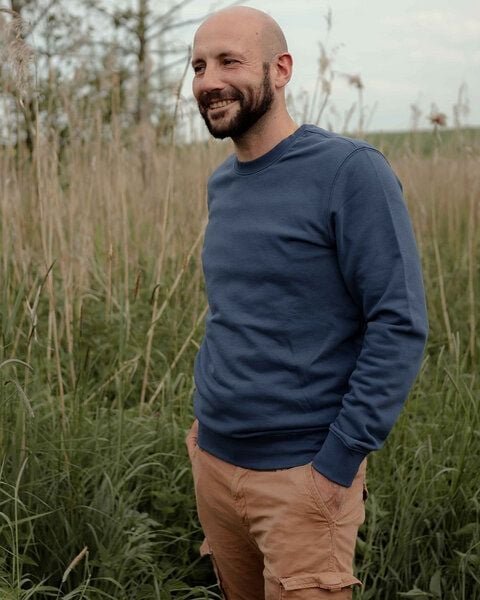 Kultgut GOTS zertifiziert - Hoher Tragekomfort - Klassischer Sweatshirtpullover supersoft