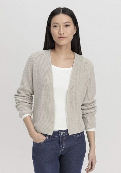 hessnatur Strickjacke Regular aus reiner Bio-Baumwolle