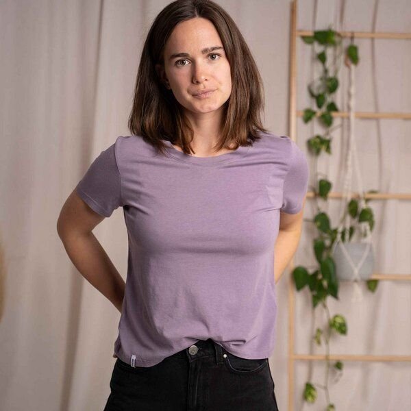 Vresh Clothing Veli - Crop T-Shirt aus Tencel-Mix