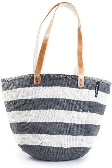 KIONDO Tasche - Stripes - Sisal Umhängetasche - Upcycling - Mifuko