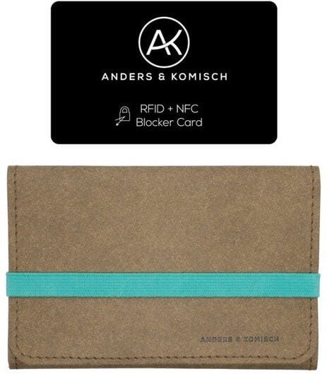 ANDERS & KOMISCH Mittelgroßes Portemonnaie mit RFID Schutz - A&K KOMPAKT