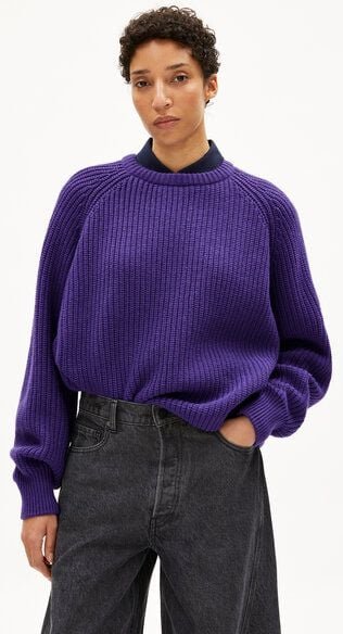 Thumbnail - ARMEDANGELS KAAGI - Damen Pullover aus Bio-Woll Mix