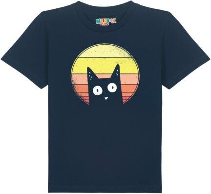 Thumbnail - watabout.kids T-Shirt Kinder Sunset Cat