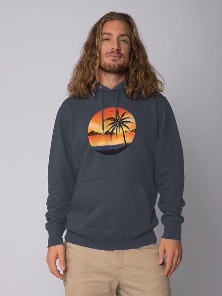 watapparel Hoodie Unisex Sunset on palm beach