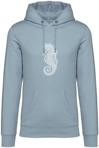 Brandless Basic Bio Unisex Hoody Nr. 4 Seepferd 350g/m²
