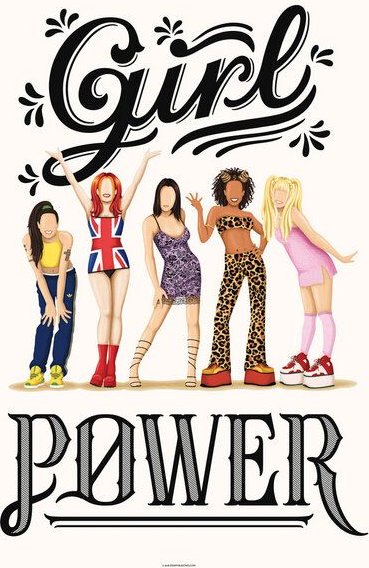 Photocircle Poster / Leinwandbild - Girl Power