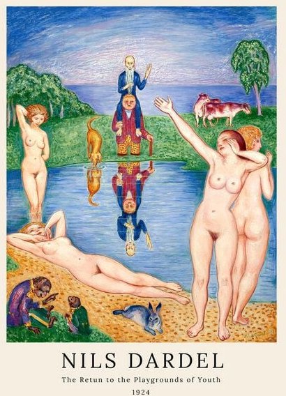 Photocircle Poster / Leinwandbild / Kunst - Nils Dardel: Die Rückkehr zu den Spielplätzen der Jugend