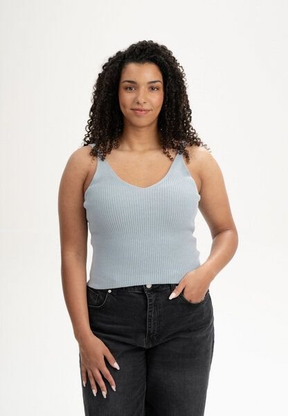 V-Neck Strick Top Style RHADA | von MELA | Fairtrade & GOTS zertifiziert