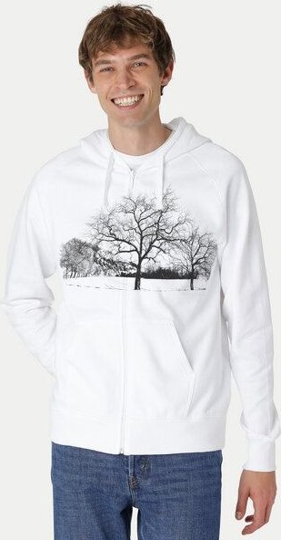 Peaces.bio - handbedruckte Biomode Zip-Hoodie Landscape Herren