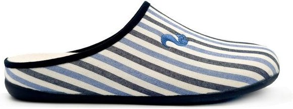 Veganer "thies 1856 ® Eco Pyjama Slipper" aus rec. Baumwolle