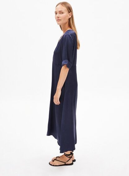 ARMEDANGELS VAALI SATIN Damen Webkleid aus Naia Renew