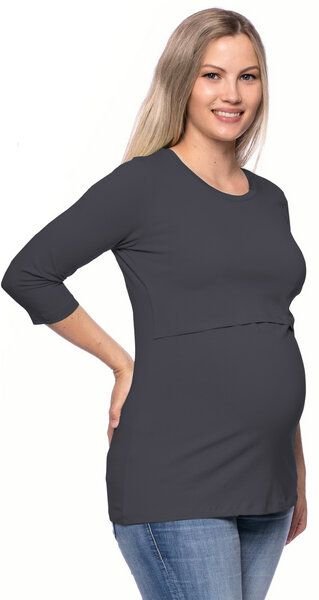 Milchshake 103 BASIC Umstands- und Stillshirt 3/4 Arm aus Bio-Baumwolle