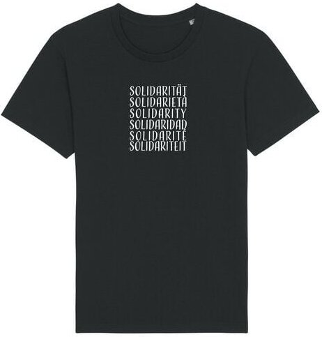 Human Family Bio Unisex Rundhals T-Shirt "Swing - Solidarity" in 5 Farben