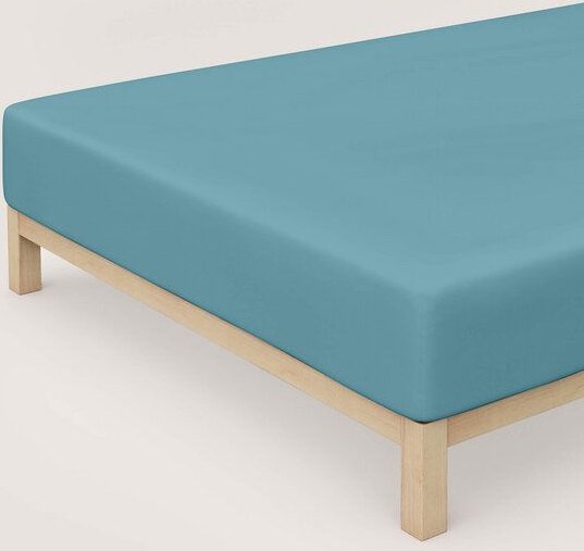 Thumbnail - Schlafgut Boxspring Spannbettlaken Pure 95% Biobaumwolle, 5% Elasthan - Matratzenhöhe bis 40cm