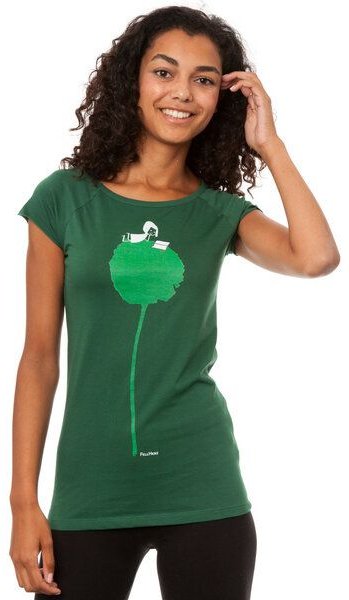 FellHerz Damen T-Shirt Blumenbuch Bio Fair