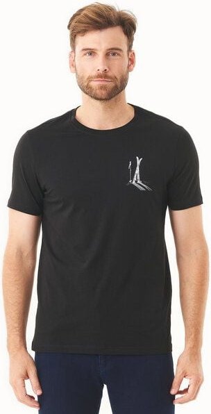 ORGANICATION T-Shirt aus Bio-Baumwolle mit Ski-Print