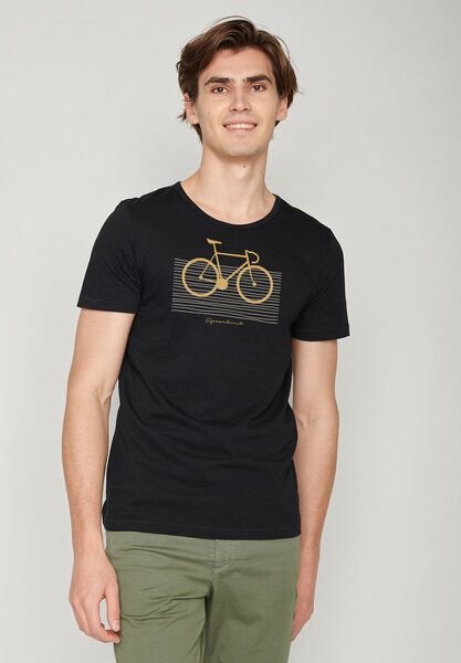 GREENBOMB Bike Bars Spice - Lässiges T-Shirt aus Bio-Baumwolle / hochwertiger Print / GOTS / Fair & Vegan