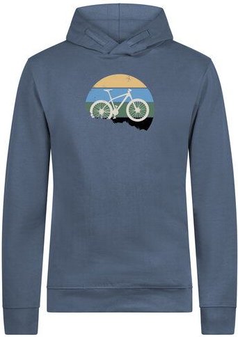 GREENBOMB Bike Downhill Star - Kuschliger Hoodie aus Bio-Baumwolle / hochwertiger Print / GOTS / Fair & Vegan