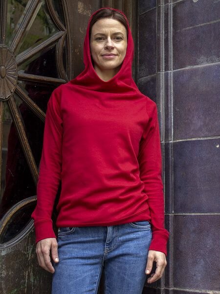 Kolla.Berlin lässiger Kapuzenpullover Interlock