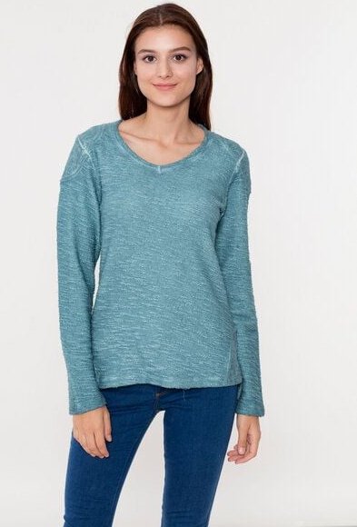 ORGANICATION WOR-4055 DAMEN G.DYED SWEATSHIRT
