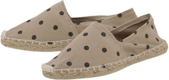 Japanwelt Espadrilles Classic Espadrilles Polka Dots Canvas Unix Gepunktete Sommer Slipper