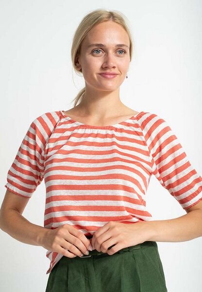 Alma & Lovis Ringel-Blusenshirt aus Leinen | Leinen Ringel Bluse