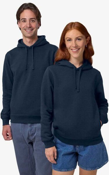 YTWOO Unisex Kapuzenpullover mit Seitentaschen aus Bio Baumwolle und recyceltem PET