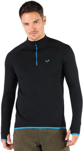 Woolona Langarmshirt - HALLDOR - 100% Merinowolle (Zip)