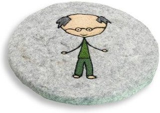 Frida Feeling Sitzkissen "Familie" auf Filz - verschiedene Motive