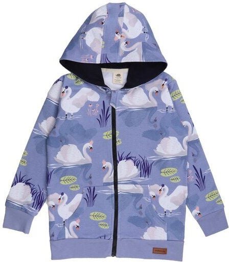 Baby Sweatjacke Lila aus GOTS-zertifizierter Bio-Baumwolle – Walkiddy